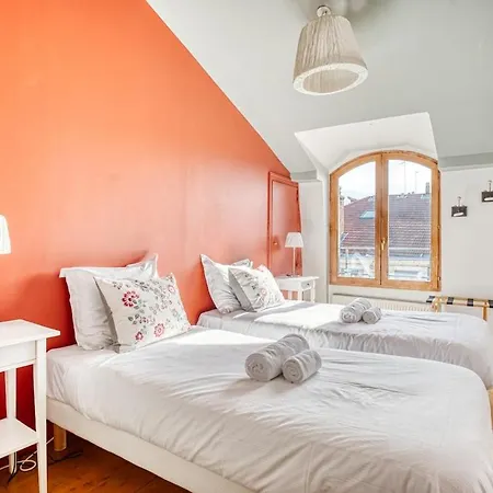 Wehost - Toits - Air-conditioned Duplex - 8 People 4 Bedroom * Lyon